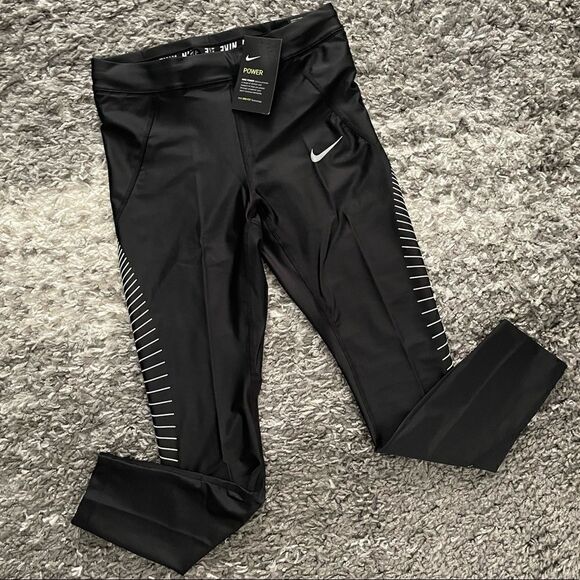 NWT Nike Power Speed Graphic Running Tight - Picture 1 of 9